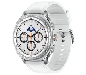 SAMSUNG Galaxy Watch 8 Classic (46 mm) BT bílá / Chytré hodinky / AMOLED / Wi-Fi / Bluetooth / GPS / Wear OS