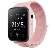 CANYON Alfie KW-37 růžová / Chytré hodinky / 1.69" IPS / IP66 / Nano-SIM / obousměrné volání / 16 her / 512MB / MP3 