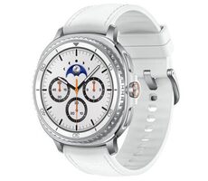 SAMSUNG Galaxy Watch 8 Classic (46 mm) LTE bílá / Chytré hodinky / AMOLED / Wi-Fi / Bluetooth / GPS / Wear OS