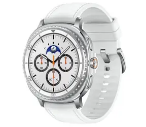 SAMSUNG Galaxy Watch 8 Classic (46 mm) LTE bílá / Chytré hodinky / AMOLED / Wi-Fi / Bluetooth / GPS / Wear OS