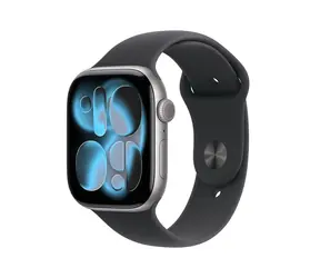 Apple Watch Series 11 GPS 42mm Vesmírně šedé hliníkové tělo - Černý sportovní řemínek M/L / 150–200 mm