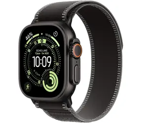 Apple Watch Ultra 3 (2025) GPS+Cellular 49mm Černé titanové tělo - Černý trailový tah (M/L) / 145-220 mm