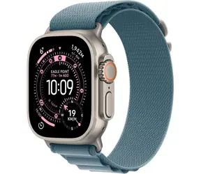 Apple Watch Ultra 3 (2025) GPS+Cellular 49mm Titanové tělo - Světle modrý alpský tah (S) / 130-160mm 