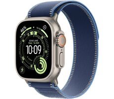 Apple Watch Ultra 3 (2025) GPS+Cellular 49mm Titanové tělo - Modrý trailový tah (S/M) / 130-180 mm