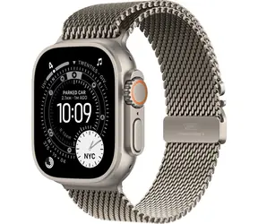 Apple Watch Ultra 3 (2025) GPS+Cellular 49mm Titanové tělo - Titanový milánský tah (L) / 180-210mm 