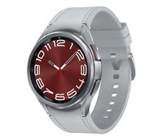 Bazar -SAMSUNG Galaxy Watch 6 Classic (43 mm) LTE stříbrná / Chytré hodinky / AMOLED / Wi-Fi / Bluetooth / GPS / Wear OS / bazar