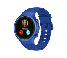 LAMAX WatchY4 Sport modrá / dětské chytré hodinky / bluetooth / GPS / SOS tlačítko