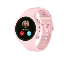 LAMAX WatchY4 Sport růžová / dětské chytré hodinky / Wi-Fi / SOS tlačítko / GPS 