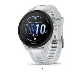 Garmin Forerunner 165 šedá/bílá / Chytré hodinky / 1.2" / GPS / BT / ANT+ / Wi-Fi / 5 ATM