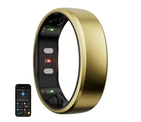 RingConn Gen 2 Smart Ring vel. 10 zlatá / chytrý prsten / titan / BT 5.0 / IP68