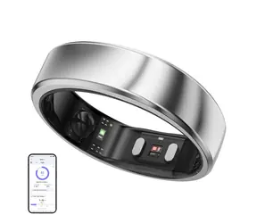 RingConn Air Gen 2 Smart Ring vel. 12 galaxy silver / chytrý prsten / titanová ocel / BT 5.0 / IP68