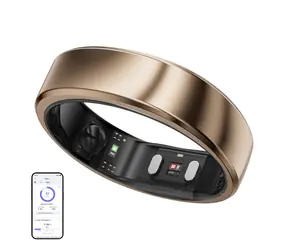 RingConn Air Gen 2 Smart Ring vel. 12 zlatá / chytrý prsten / titanová ocel / BT 5.0 / IP68