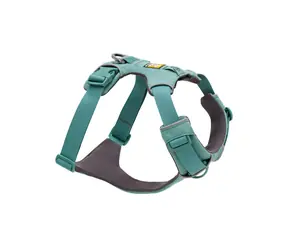 Ruffwear Front Range Postroj pro psy River Rock Green - M