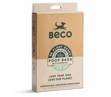 BeCoThings Beco Sáčky na exkrementy s ouškem kompostovatelné - ekologické 96ks
