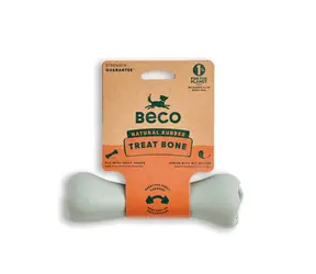 BeCoThings Beco Treat Bone zelená 17.5cm / Hračka pro psy 