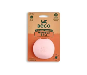 BeCoThings Beco Wobble Ball růžová 7.6cm / Hračka pro psy 