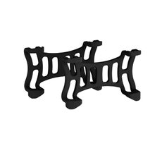 Tractive TRDOG6CBK2 Gumové upevňovací spony pro Tractive DOG 6 (2ks) černá 