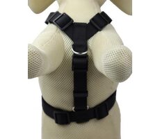 animALL Postroj popruhový černý XS-S 30-44 cm/10 mm