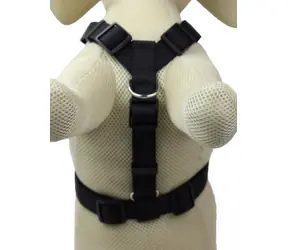 animALL Postroj popruhový černý XS-S 30-44 cm/10 mm
