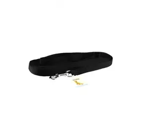 animALL Stopovací šňůra popruh černá 2 cm x 15 m