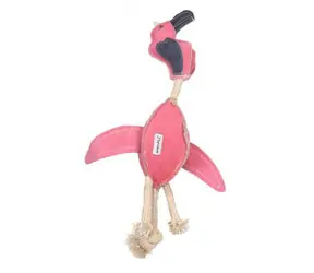 animALL Hračka Sup malý kůže s provazy barevný 39 cm