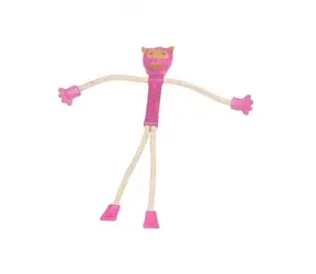 animALL Hračka Opice kůže s provazy barevná 48 cm