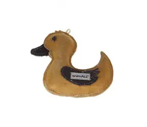 animALL Hračka Kachna kůže natural 16,5x16,5 cm