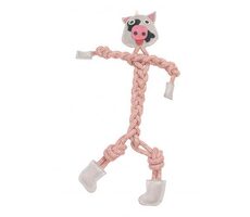 animALL Hračka Mr.Roper Kráva kůže+lano 57 cm/12 mm