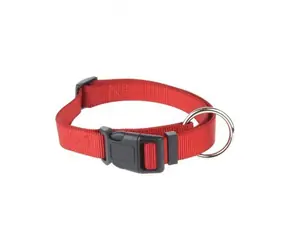 animALL Obojek popruhový červený M-L 35-50 cm/20 mm
