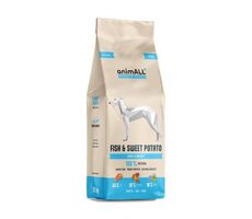 animALL Fish & Sweet Potato 12 kg / psí granule