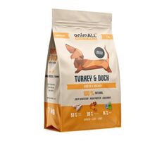 animALL Mini Turkey & Duck 7 kg / psí granule