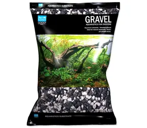 Aqua Excellent Drť černá bílá 4-8 mm 3kg