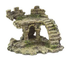 Aqua Excellent Dekorace Zřícenina hradu 13 x 9.7 x 9.5cm