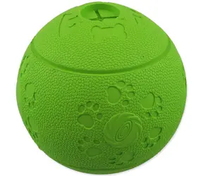 Dog Fantasy Hračka - míček na pamlsky zelená 11 cm