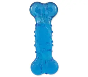Dog Fantasy Hračka - STRONG kost s vůní slaniny modrá 15 cm