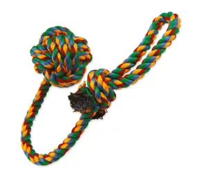 Dog Fantasy Hračka - přetahovadlo házecí barevné 55 cm