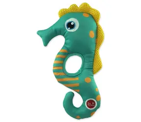 Dog Fantasy Hračka - Water Float mořský koník pískací a plovoucí zelená 22.5 cm