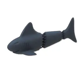 Dog Fantasy Hračka - Sea Natural Toy žralok guma modrá 18.5 cm