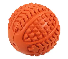 Dog Fantasy Hračka - míček guma pískací oranžová 6.3 cm