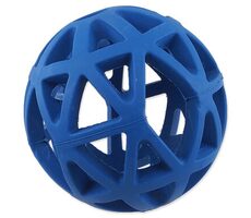 Dog Fantasy Hračka - míček děrovaný modrá 9 cm