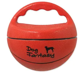 Dog Fantasy Hračka - Ball míč s rukojetí pískací 15 cm