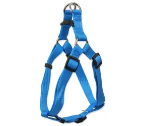 Dog Fantasy Postroj Classic L modrá 2.5x65-99 cm