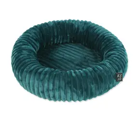 Dog Fantasy Pelech Stripe kulatý smaragdově zelená 50cm