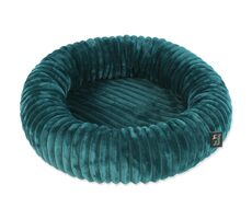 Dog Fantasy Pelech Stripe kulatý smaragdově zelená 40cm