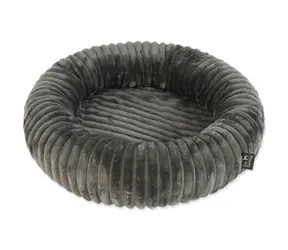 Dog Fantasy Pelech Stripe kulatý šedivá 50cm