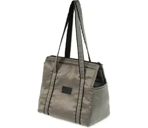 Dog Fantasy Taška Platinum stříbrná 40cm