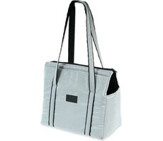 Dog Fantasy Taška Platinum světle stříbrná 30cm