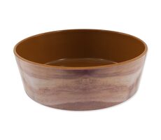 Dog Fantasy Miska vzor dřevo hnědá 20cm 1300 ml