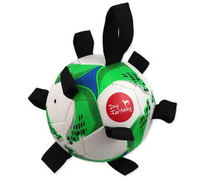 Dog Fantasy Hračka - míč fotbalový s úchytky pro psy 22cm