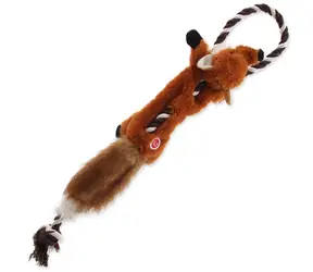 Dog Fantasy Hračka - Skinneeez liška s provazem 57.5cm